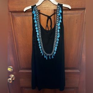 Medium Tasseled Xhilaration Swimsuit Coverup